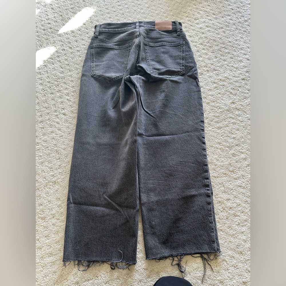 Madewell The Perfect Vintage Wide-Leg Crop Jean (Benley Wash) - Picture 9 of 9
